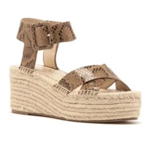 Sole Society Audrina Espadrille Platform Sandals, size 8